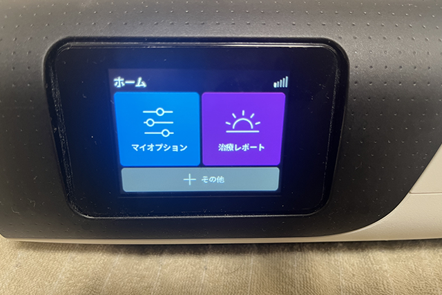 タッチスクリーン操作の快適さ