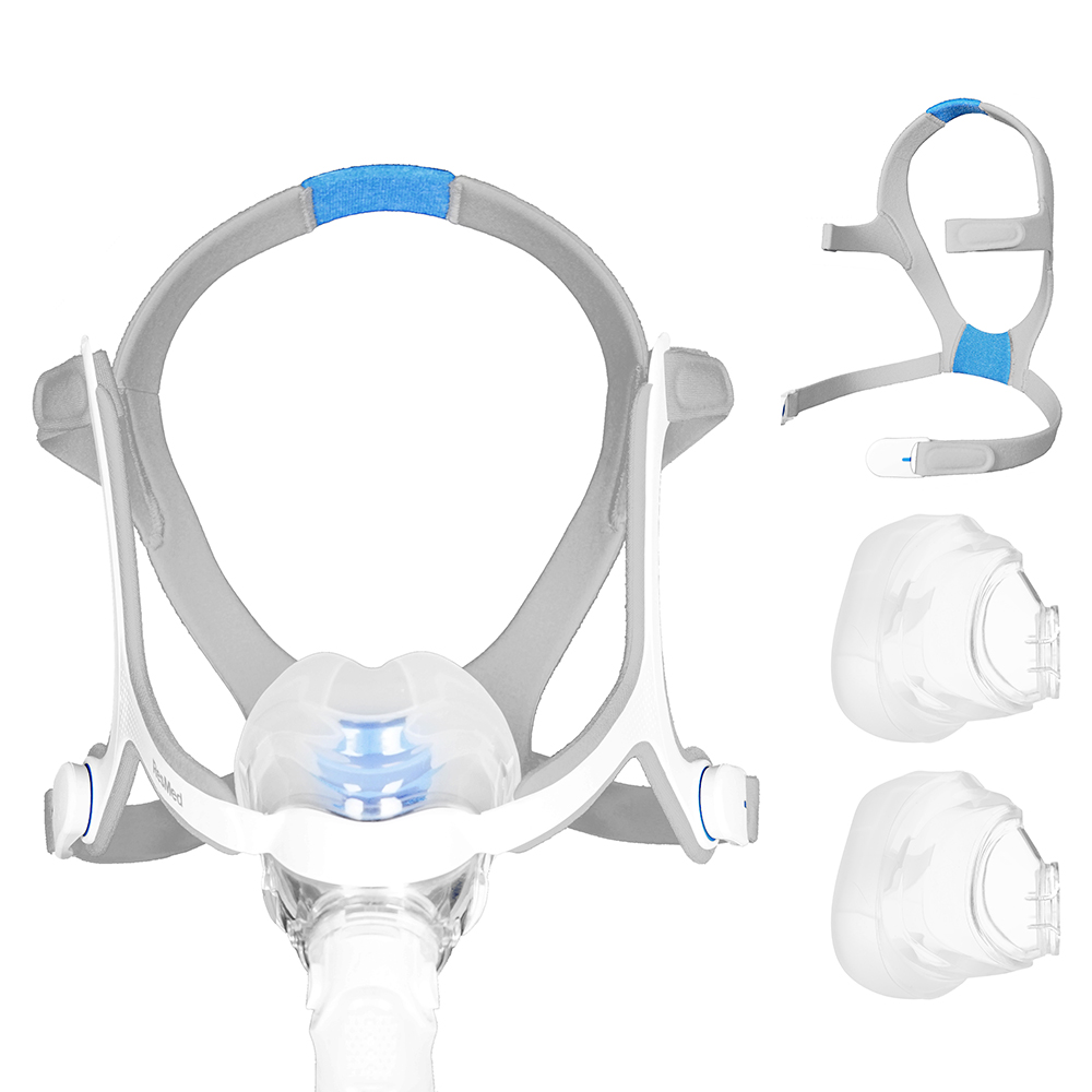 エアーフィット N20マスク＆取替え用パーツ（ヘッドギア1個＆クッション2個） | CPAP LAB-シーパップ ラボ